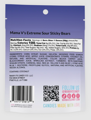 Extreme Sour Sticky Bears